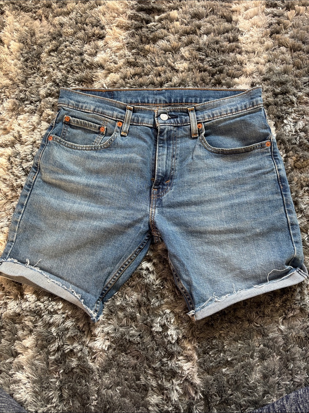 Levi's Blue Denim Jean Shorts